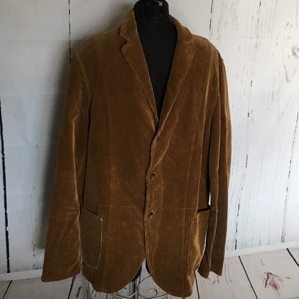 VTG POLO Ralph Lauren Men's Corduroy Blazer SZ XL